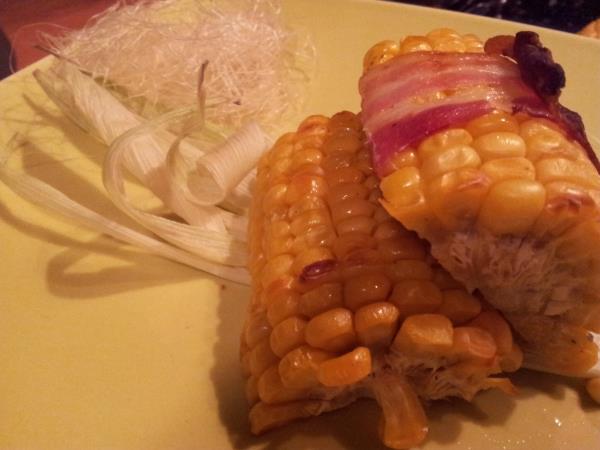 V pečici pečena koruza